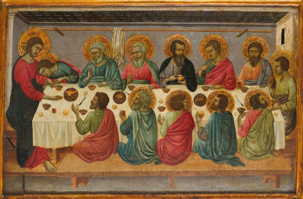 "The Last Supper" (circa 1325–30), Ugolino da Siena (Metropolitan Museum of Art) "The Last Supper" (circa 1325–30), Ugolino da Siena (Metropolitan Museum of Art)